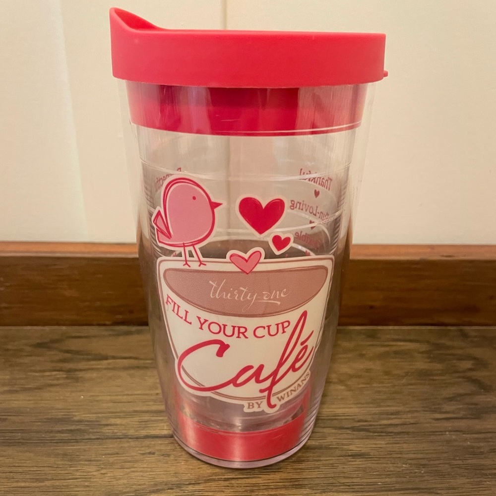 Thirty One "Home Office" Coffee Shop Tervis Cup